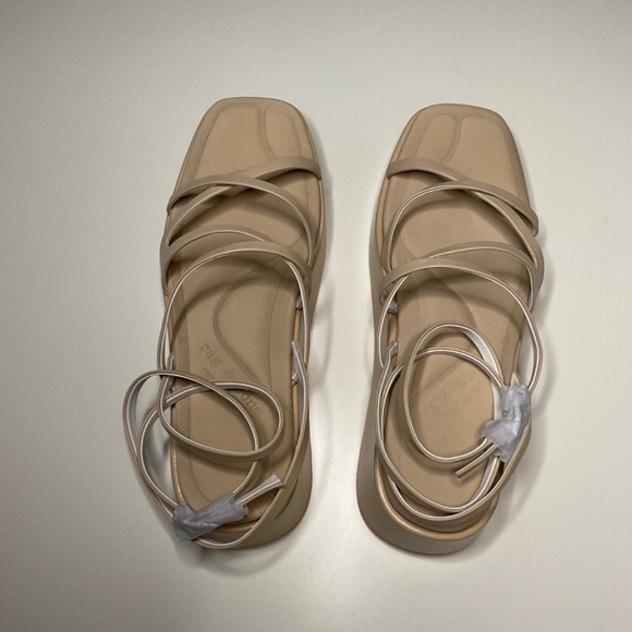 Rag & bone Logan Strappy Leather Flatform Sandals - Picture 4 of 8